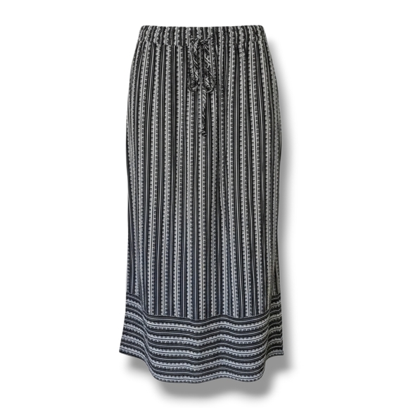 Apt. 9 Dresses & Skirts - Apt.9 women's black striped pullover casual wear midi skirt - medium​